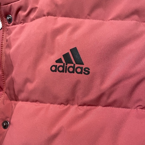 Brand New Women’s Adidas Hooded Short Puffer Coat - Picture 7 of 14